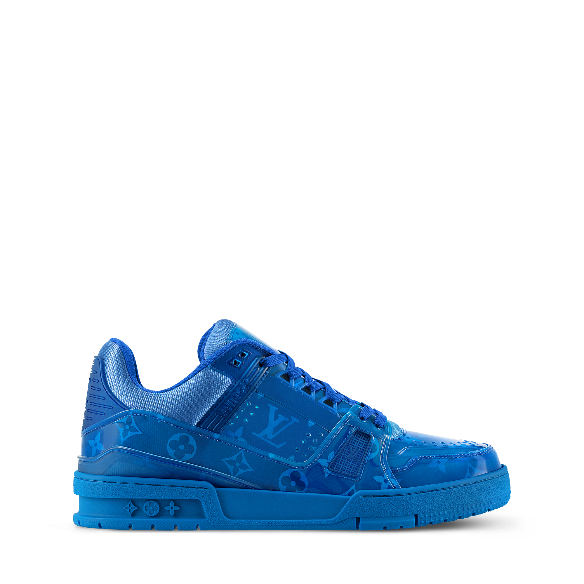希少コラボ【Louis Vuitton】By タイラー trainer blue sneakers Tyler, the Creator x Louis Vuitton Trainer 'Blue' Sz LV 7.5